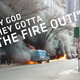 Illustration for article titled Bystander On Row Of Parked Cars Casually Burning: Oh My God They Gotta Put The Fire Outem/em